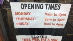 Opening Times